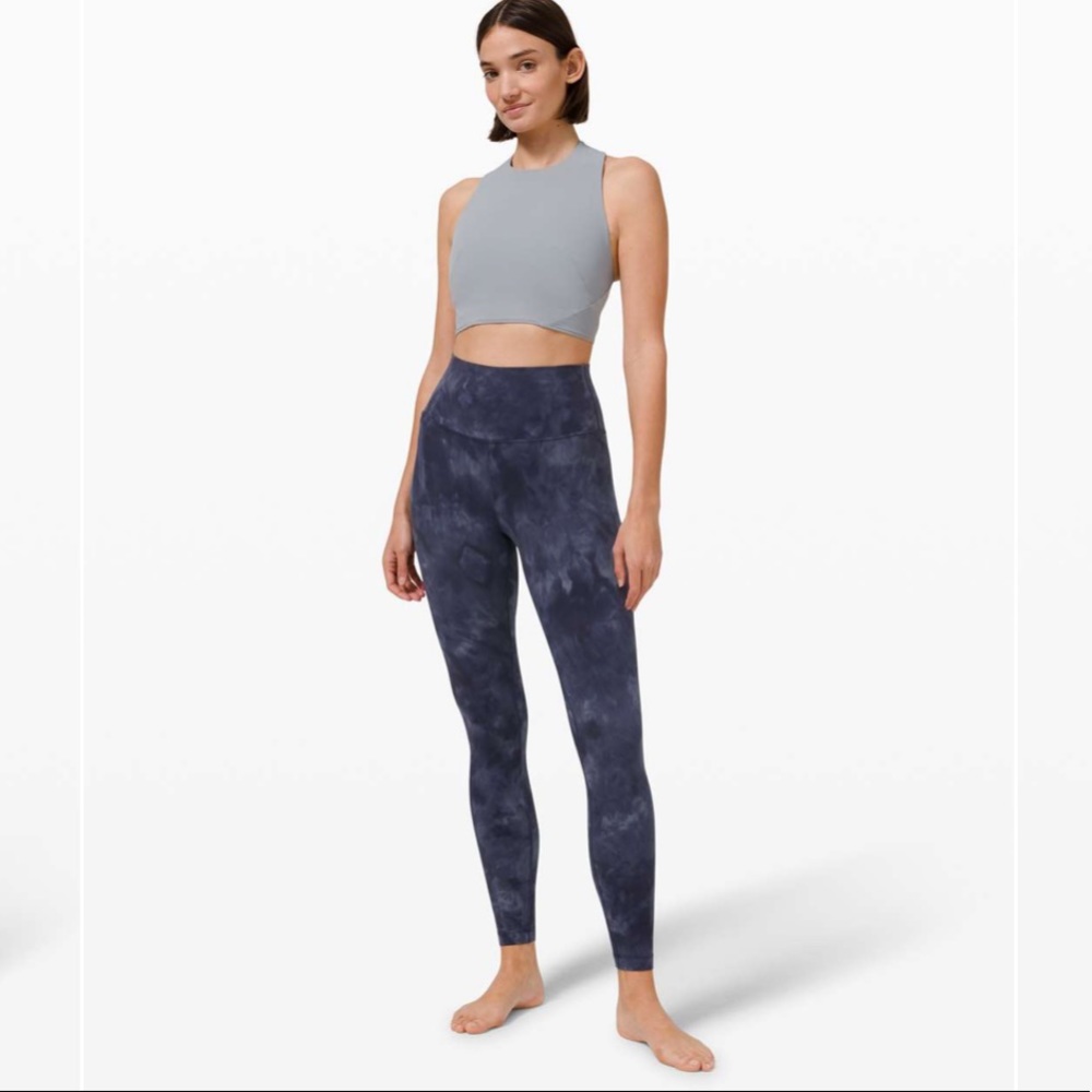 Lululemon Align 28” high rise in Diamond Dye True Navy